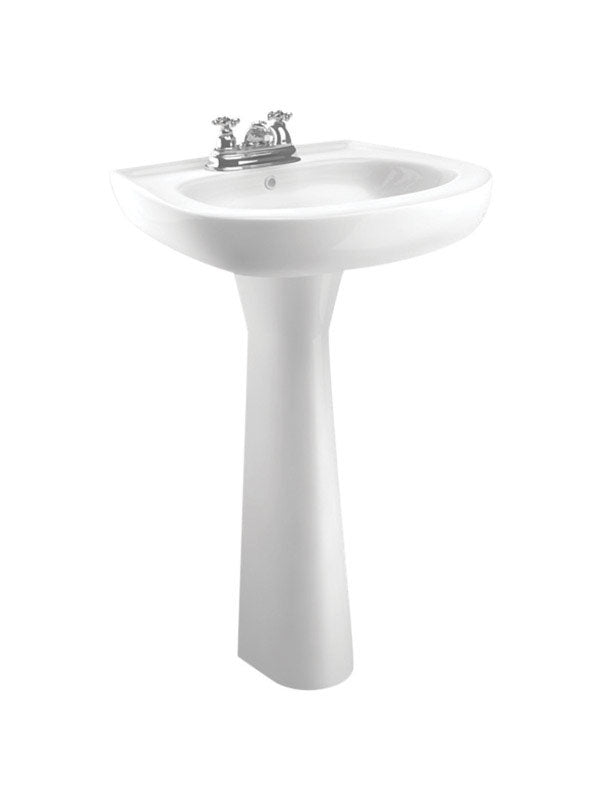LAV Sink&pdstl WHT JAZMN