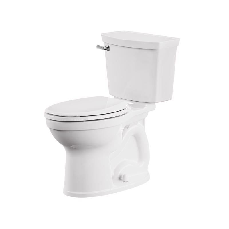 Emery Jensen Complete TLT ELNG 16.5 W China toilet with white ceramic bowl and tank, standard bathroom fixture.
