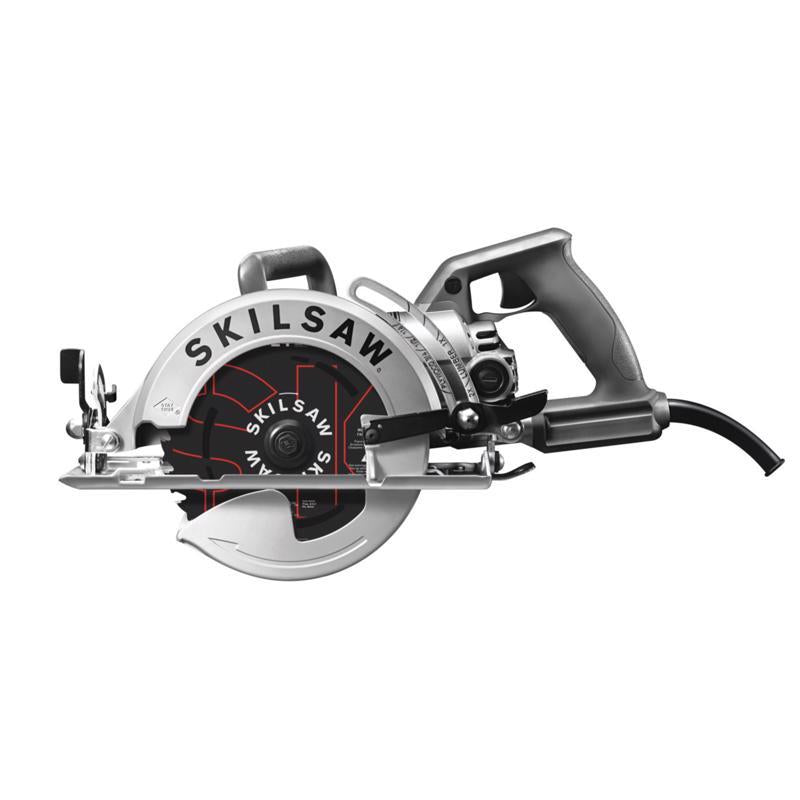 Emery Jensen circular saw WRM DRV CIR SAW7-1/4 inch gray with metal base for woodworking projects