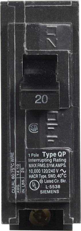 BRKR SIEMENS 1P 20A 1"