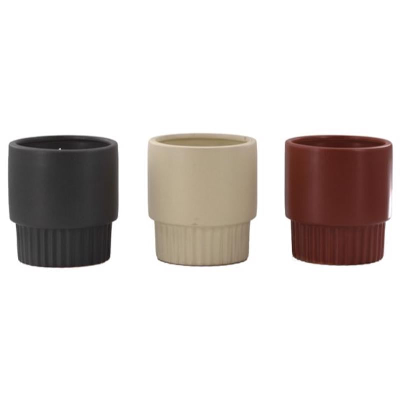 Pack of 9 Emery Jensen CITRO CNDL FLTD EARTH TN citronella and outdoor torches, ideal for garden lighting and outdoor ambiance.