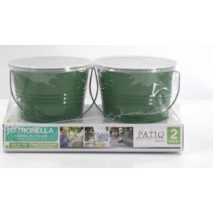 Six Emery Jensen citronella and torch candles, 10oz each, in a pack of 6, suitable for outdoor lighting and pest control.