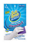 Emery Jensen CLN GLOVE VL M WHT cleaning gloves in white, flexible and durable for household cleaning tasks.