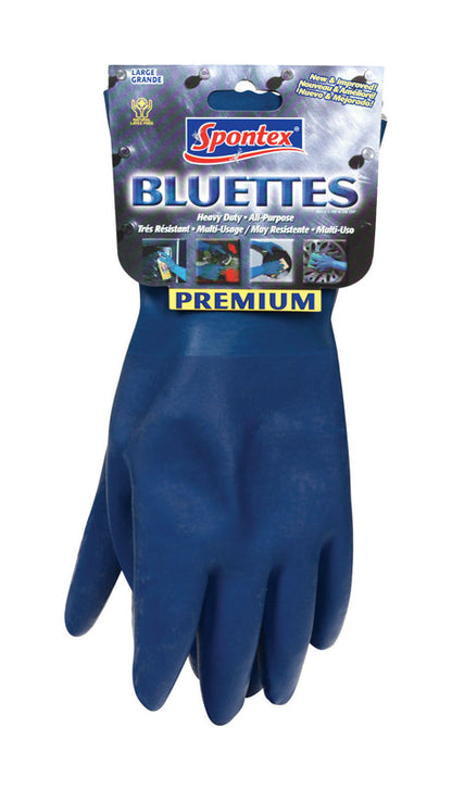 Emery Jensen Bluettes Neo L cleaning gloves made of durable, flexible material for household cleaning tasks.