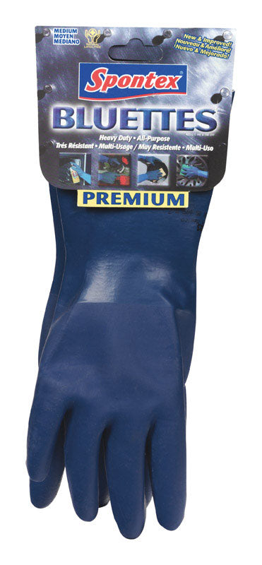 Emery Jensen Bluettes Neo M cleaning gloves made of durable material, shown in a natural position ready for cleaning tasks.