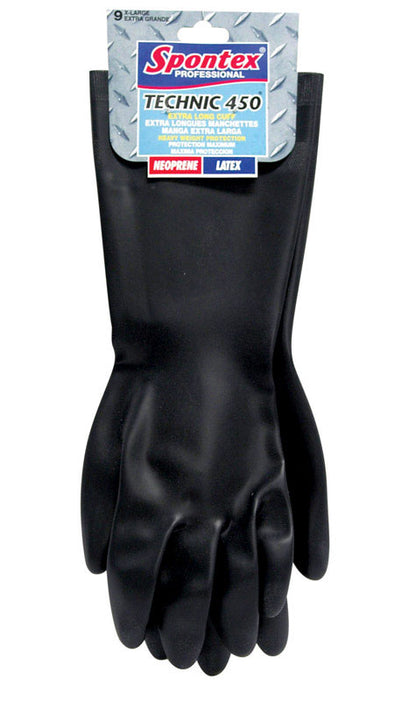 Emery Jensen GLOVE NEO M BLK cleaning gloves in black, made of durable material, suitable for cleaning tasks.