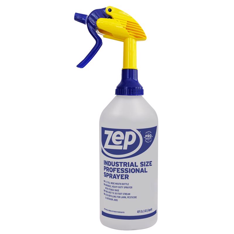 Emery Jensen 48oz professional cleaning spray bottle with trigger sprayer for household or commercial cleaning tasks.