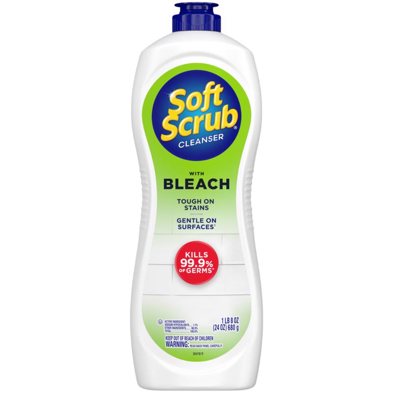 SOFT SCRUB W/bleach 24OZ - Pack of 8