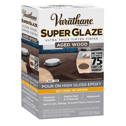 GLAZE AGED WOOD 1Q - Pack of 3