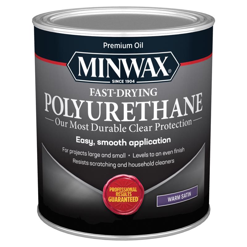 VARNISH POLY QT SAT MINW - Pack of 4