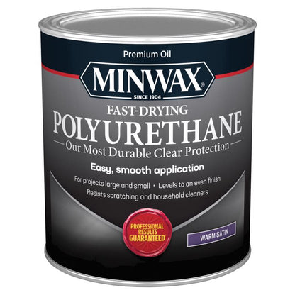 VARNISH POLY QT SAT MINW - Pack of 4