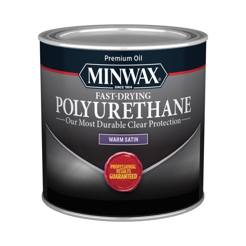VARNISH POLY WRM SATN 8OZ - Pack of 4