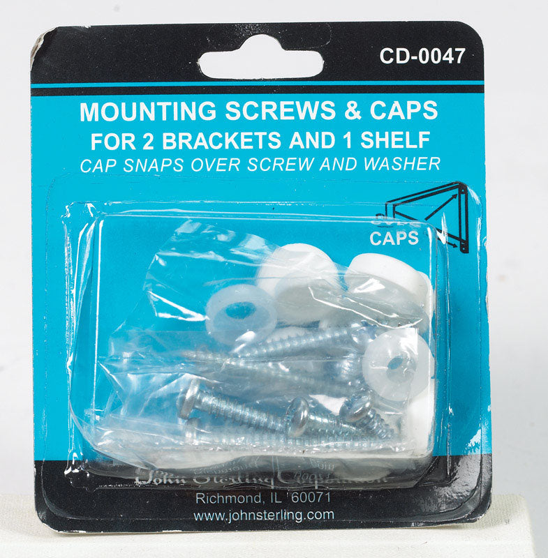 Scrws/cap CLOSET HRDWAR