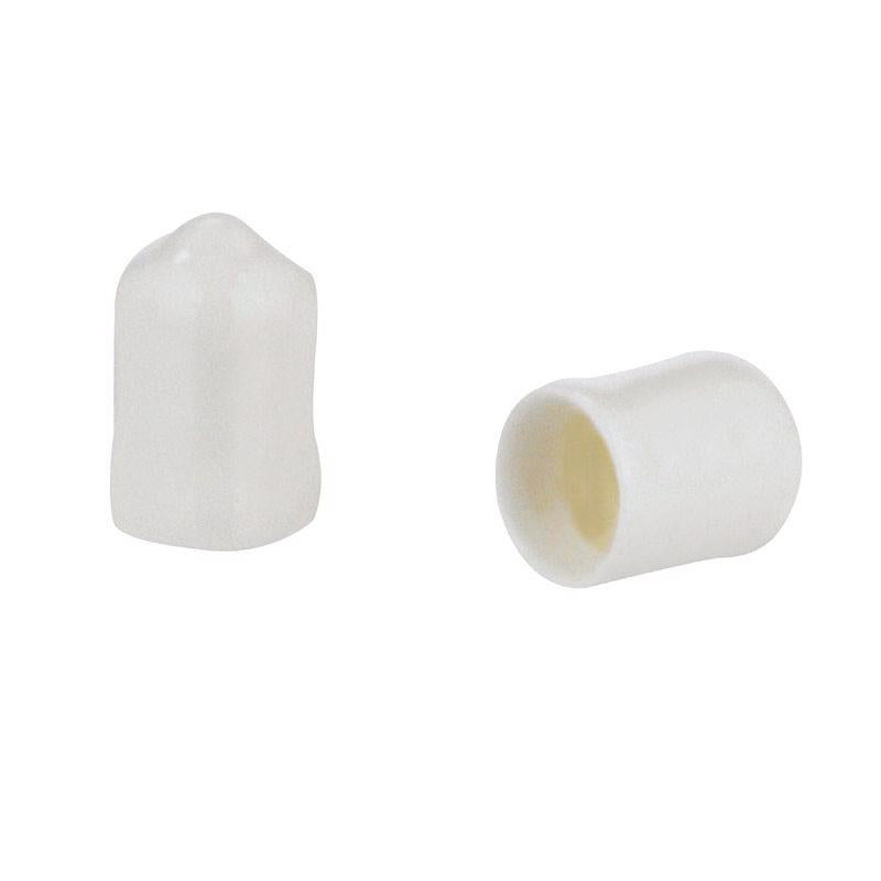 Plastic end caps for closet shelving, Emery Jensen 14-pack, durable closet shelving accessories for secure shelf ends.