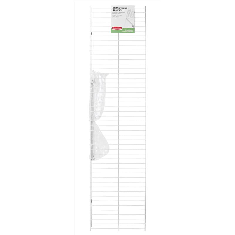 SHELF WRDROBE 48"X12"WHT