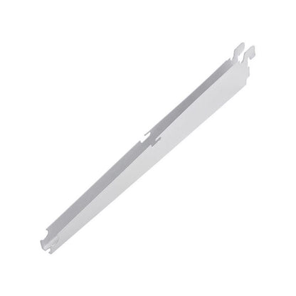 Emery Jensen FastTrack 12-inch white closet storage bracket for organizing and supporting shelving systems.