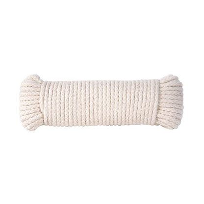Emery Jensen clothes line with a durable 50-foot cotton rope for outdoor drying and laundry hanging.
