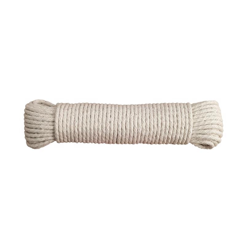 Emery Jensen clothes line rope, 48 feet, outdoor clothes drying line with durable design and natural texture.