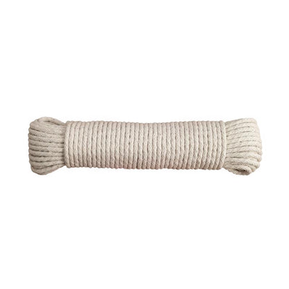 Emery Jensen clothes line rope, 48 feet, outdoor clothes drying line with durable design and natural texture.