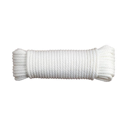 Emery Jensen 100-foot polypropylene clothes line rope, outdoor laundry drying line with strong, durable material for outdoor use.