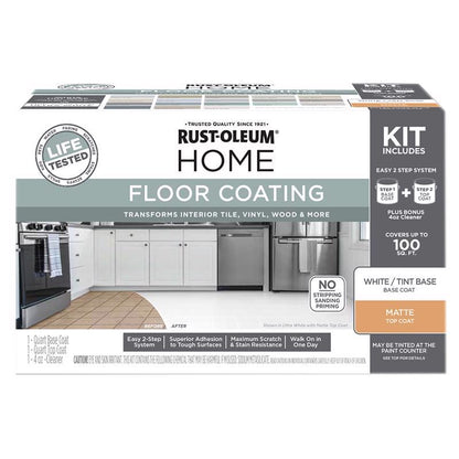 FLOOR COATING KIT WHT MT - Pack of 2