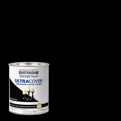 LATEX PAINT CNYN BLK 1QT - Pack of 2