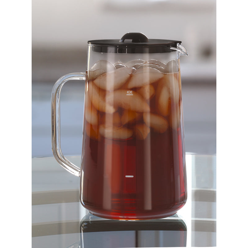 Emery Jensen Capresso 2.5qt coffee maker pitcher for replacement or accessory use, with a clear handle and spout for brewing.