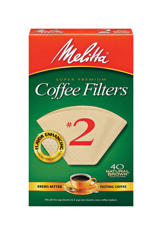 Emery Jensen Coffee Filter #2BRN, 40-count, for coffee makers, made of durable material, designed for optimal brewing efficiency.