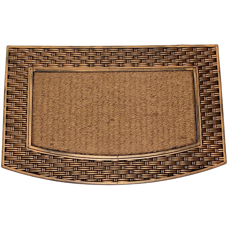 DOOR MAT Beg/brn 22X34"