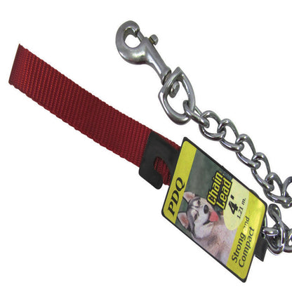 Emery Jensen chain dog lead measuring 48 inches long and 4.0mm thick for secure control during walks.
