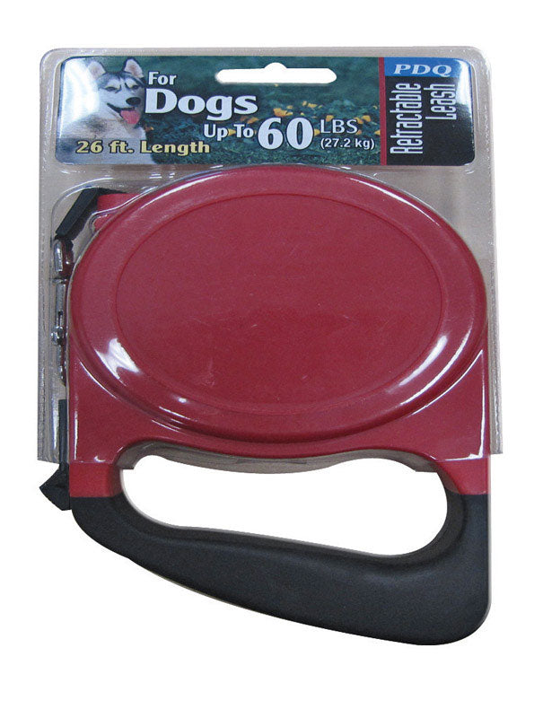 Retractable dog leash for 60lb dogs by Emery Jensen, durable leash with adjustable length for outdoor walks.