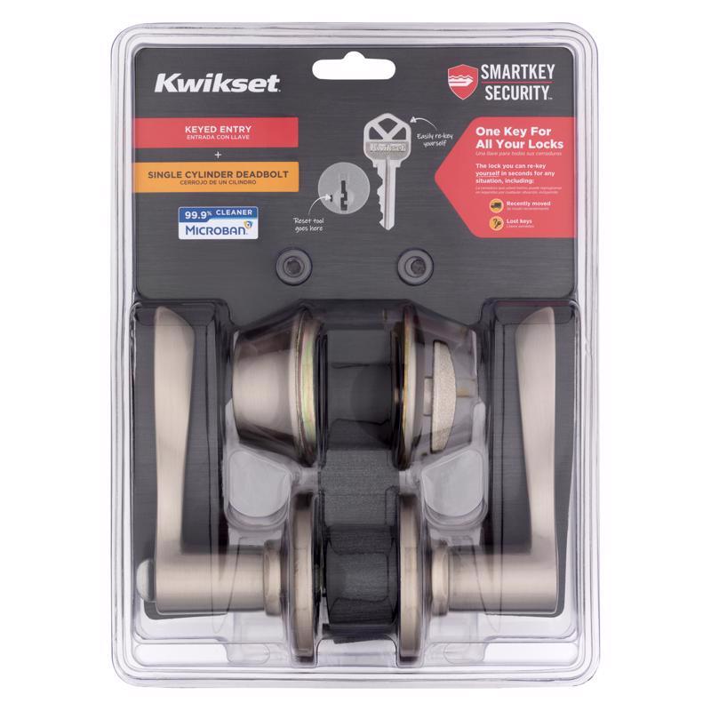 Emery Jensen combination pack featuring a single cylinder deadbolt lock and related hardware for home security.