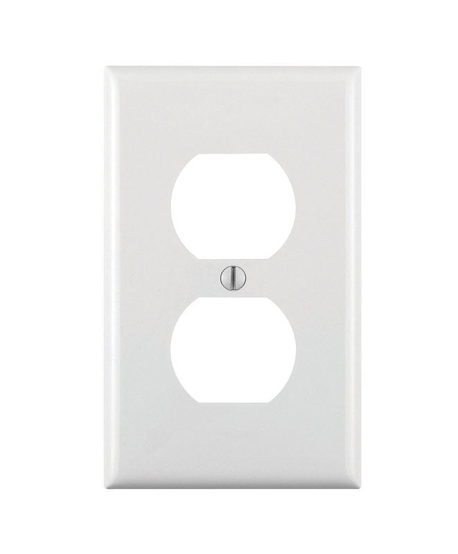 DUPLEX RECP WALPLT 1G WH - Pack of 20