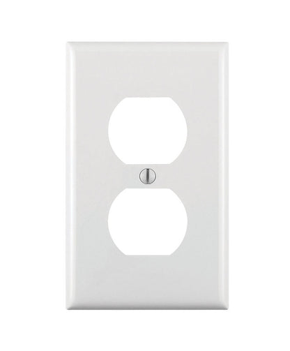 DUPLEX RECP WALPLT 1G WH - Pack of 20