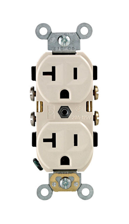 RECEPTACLE LT ALMOND 20A
