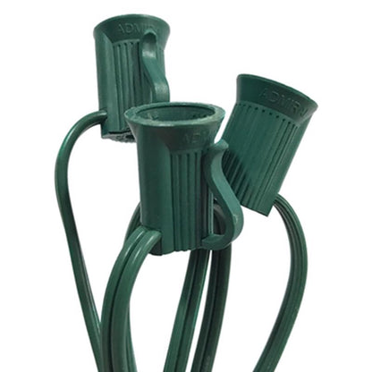 Green 500-foot Emery Jensen LITE CORD RL C7 commercial lighting cord for professional indoor and outdoor use