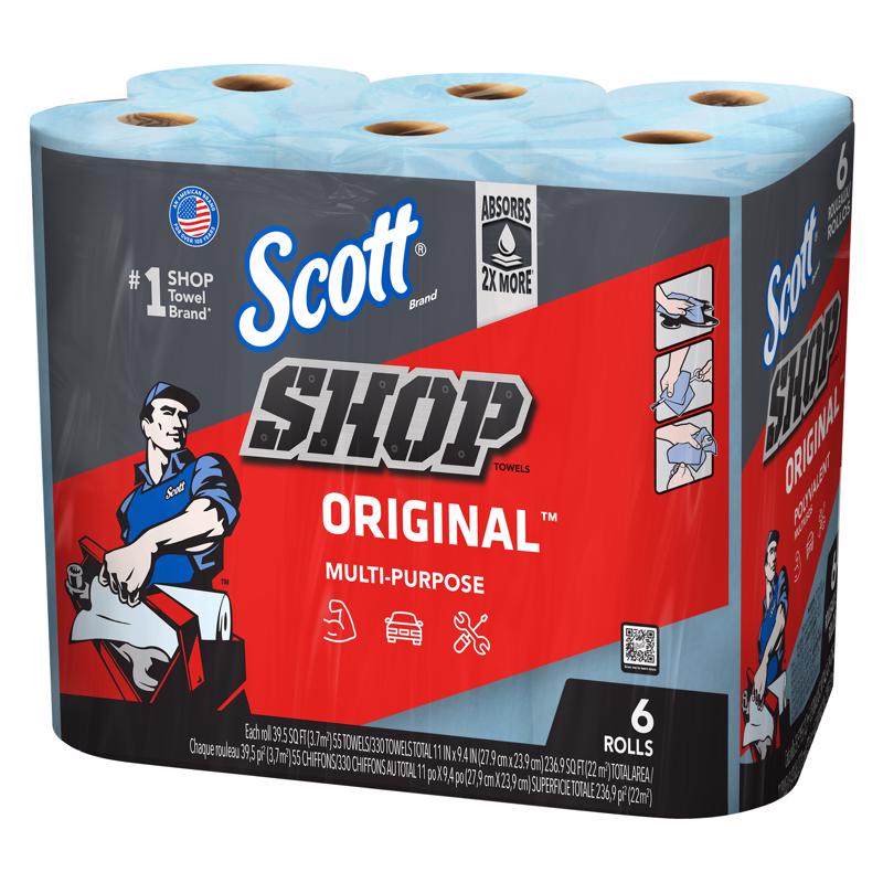 SHOP TOWELS ROLL 6PK
