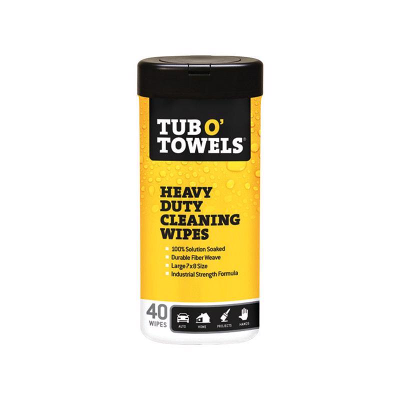 Emery Jensen commercial wiping rags cleaning wipes 40-pack, absorbent cloths for industrial and commercial cleaning tasks.