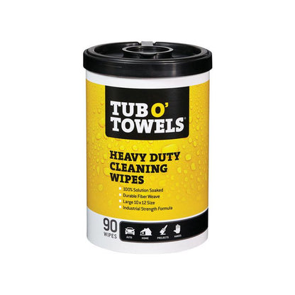Emery Jensen commercial cleaning wipes in a 90-pack, disposable wiping rags for janitorial and cleaning purposes.