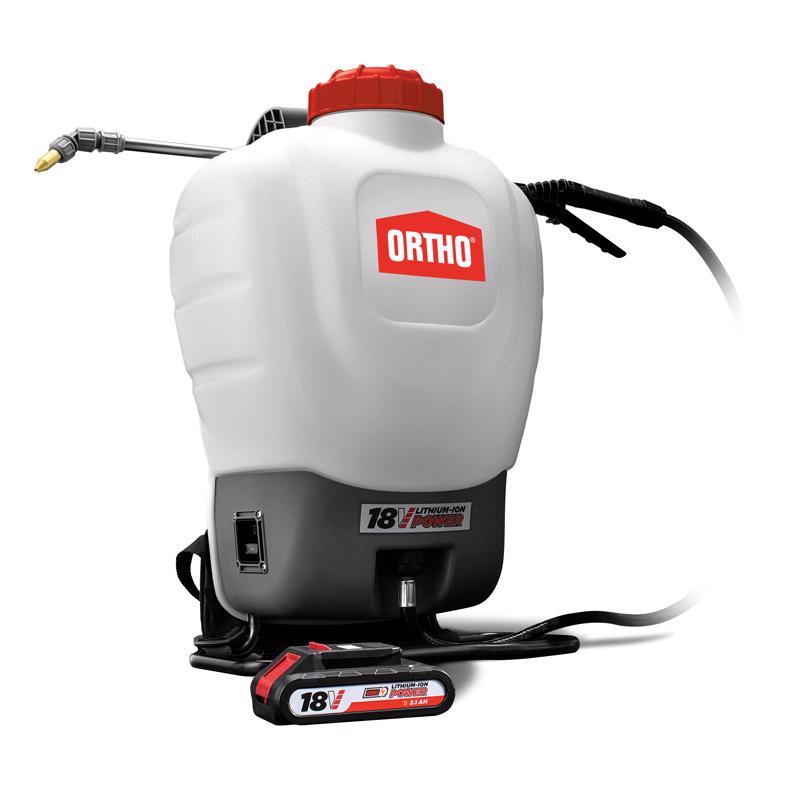 Emery Jensen Backpk Spryr BO 4G Ortho compression sprayer for garden and lawn watering and fertilizing.