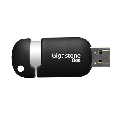FLASH DRIVE Blk/slv 8GB