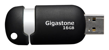 Emery Jensen GIGASTONE 16GB USB drive for computer accessories, showing the compact USB storage device on a white background.