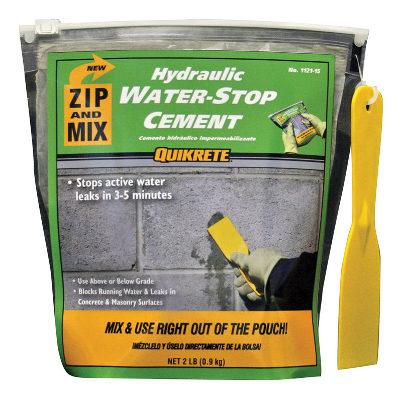 Emery Jensen hydraulic cement 2lb bag for concrete and blacktop repair, showing the product packaging and branding.
