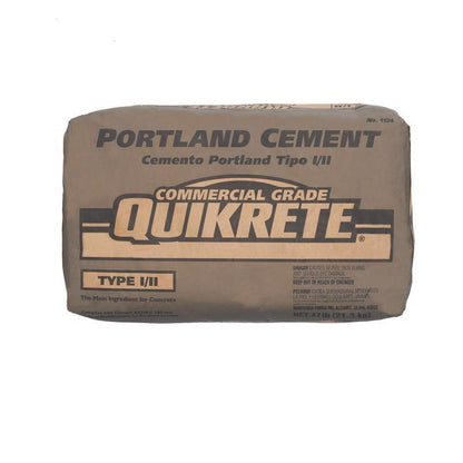 Portland cement 47lb bag from Emery Jensen for concrete and blacktop mixes, shown in a clear image.