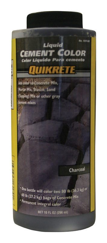 Emery Jensen concrete colorant in a 10oz container, showing vibrant cement color for decorative concrete projects.