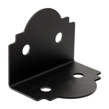 Six Emery Jensen ZMAX galvanized steel connector accessories for construction and framing applications.