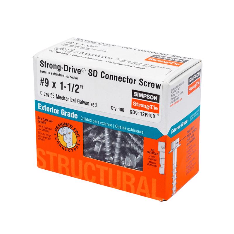 Emery Jensen connector screw #9x1.5 inches for connector accessories, shown in a close-up image.