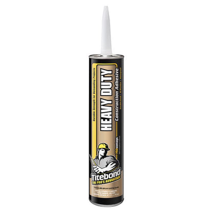 Emery Jensen construction adhesive in a 10 oz brown tube, shown in a pack of 12, suitable for building and repair projects