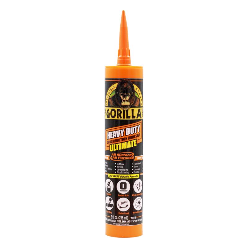 GORILLA CONST ADHSV 9OZ - Pack of 12