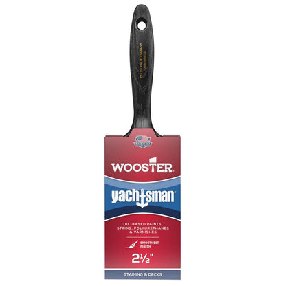 Emery Jensen 2.5-inch consumer natural bristle brush with wooden handle, ideal for painting and finishing projects.